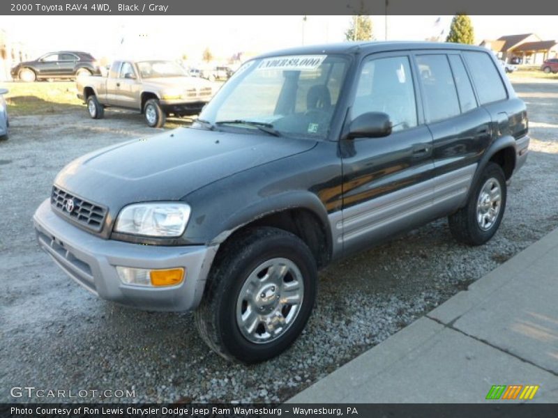 Black / Gray 2000 Toyota RAV4 4WD