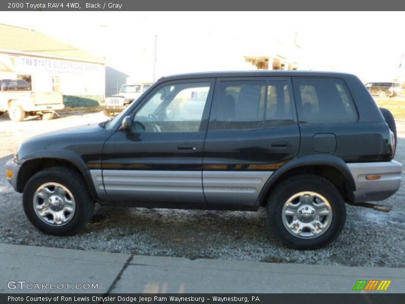 Black / Gray 2000 Toyota RAV4 4WD