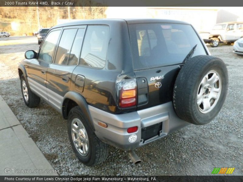 Black / Gray 2000 Toyota RAV4 4WD