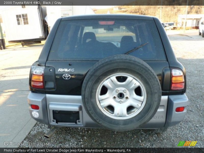 Black / Gray 2000 Toyota RAV4 4WD