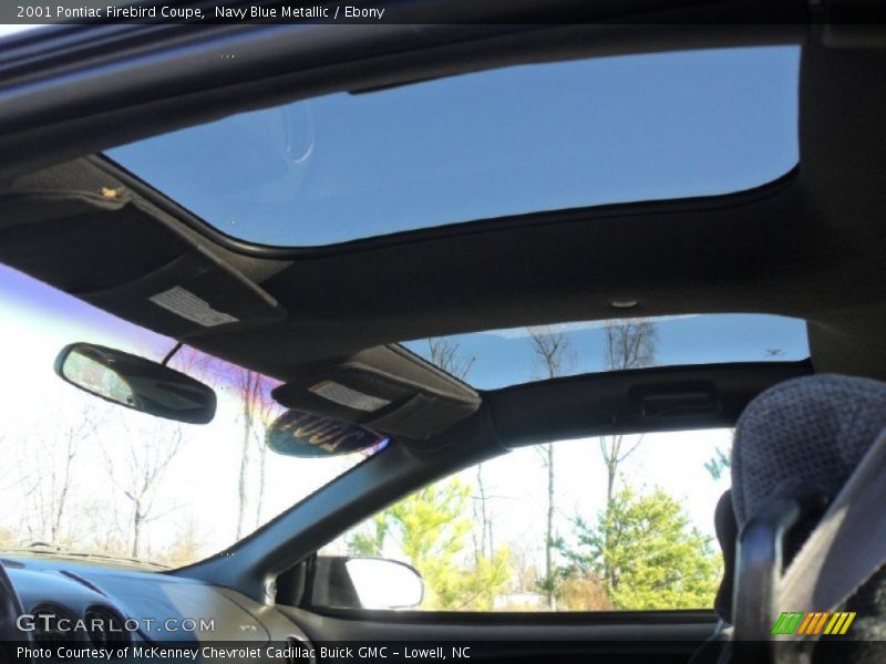 Navy Blue Metallic / Ebony 2001 Pontiac Firebird Coupe