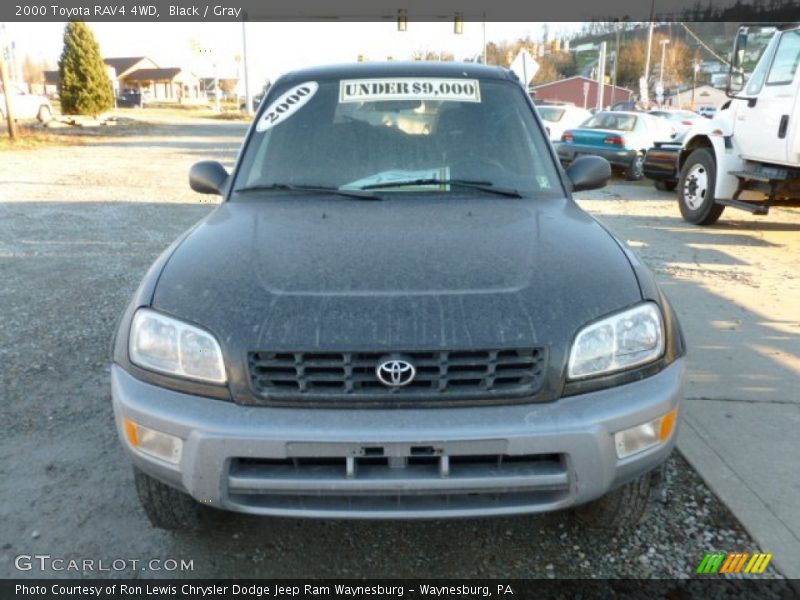 Black / Gray 2000 Toyota RAV4 4WD