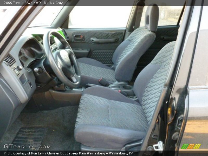 Black / Gray 2000 Toyota RAV4 4WD