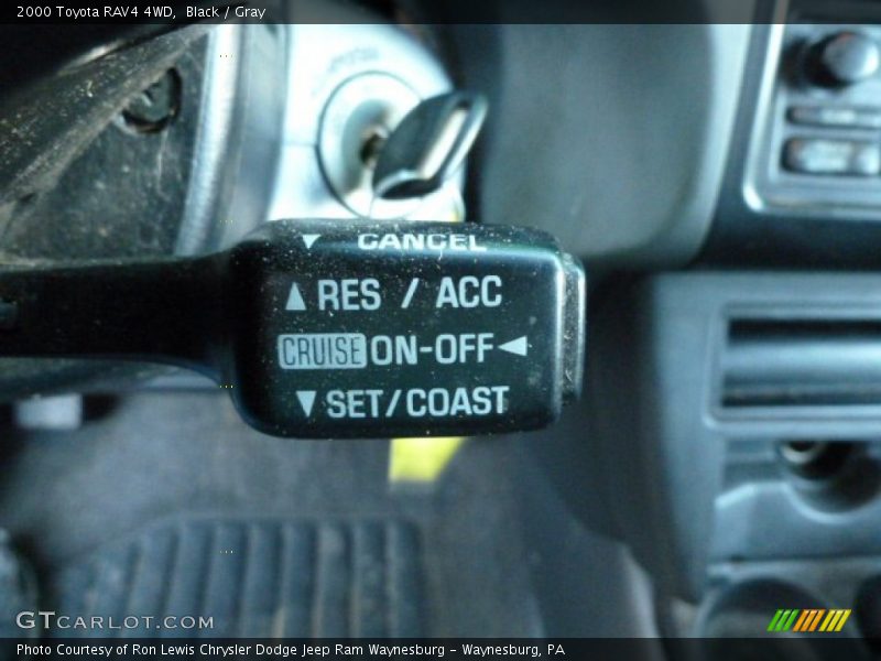 Black / Gray 2000 Toyota RAV4 4WD