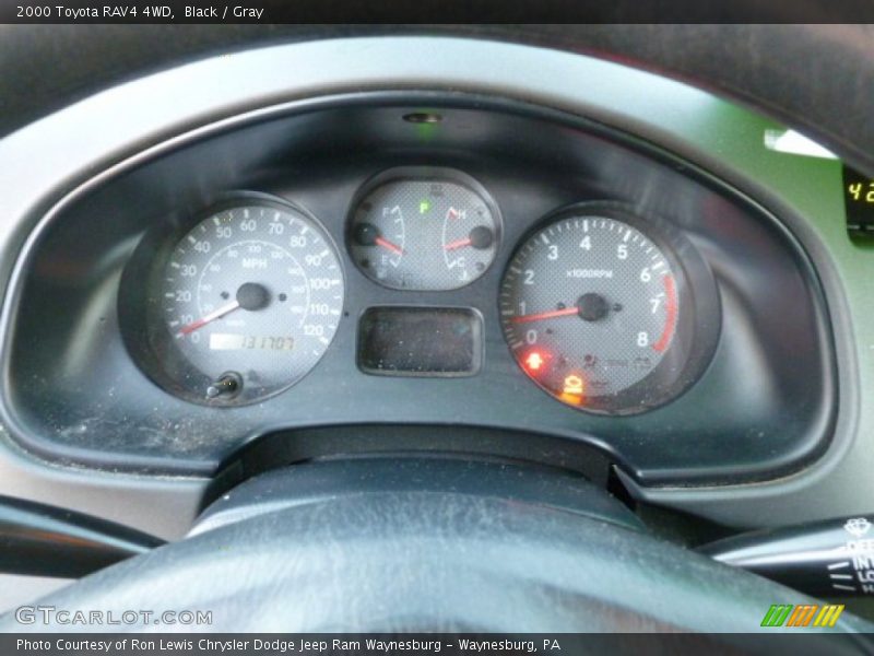 Black / Gray 2000 Toyota RAV4 4WD