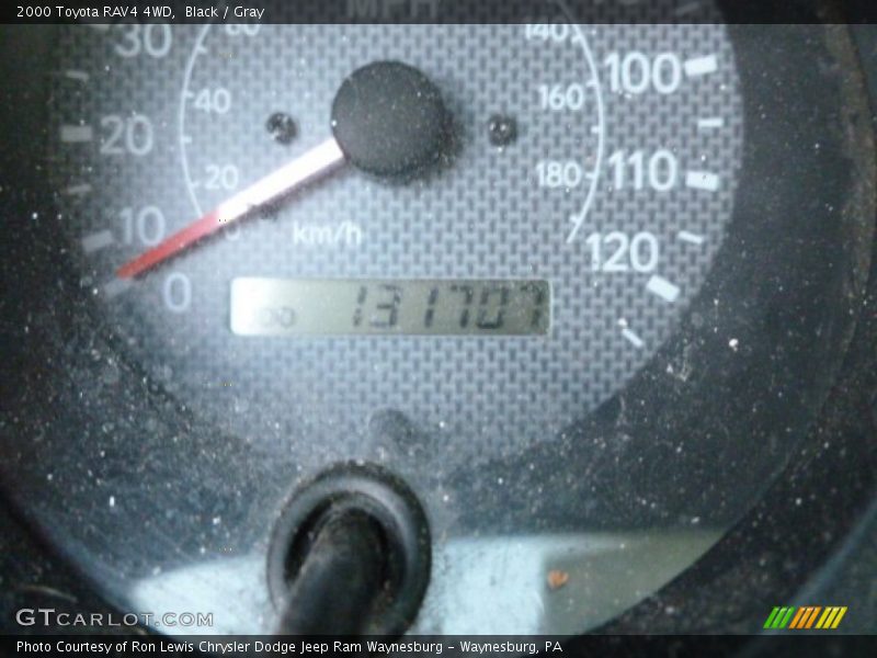 Black / Gray 2000 Toyota RAV4 4WD