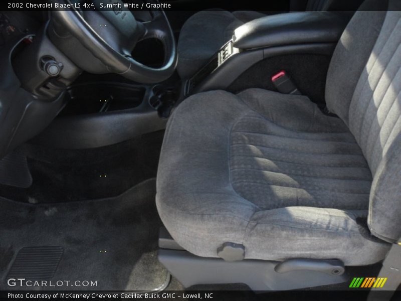 Summit White / Graphite 2002 Chevrolet Blazer LS 4x4