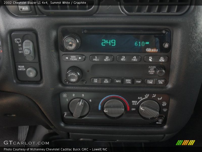 Summit White / Graphite 2002 Chevrolet Blazer LS 4x4