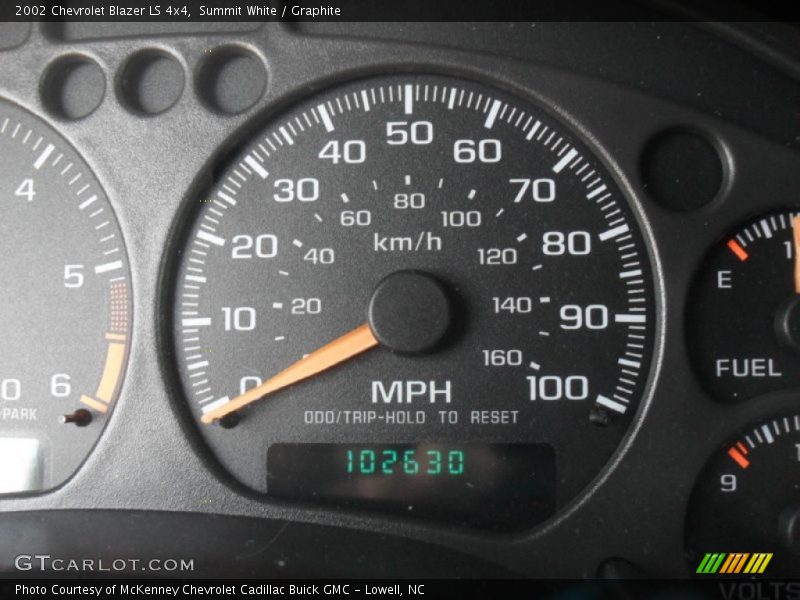 Summit White / Graphite 2002 Chevrolet Blazer LS 4x4