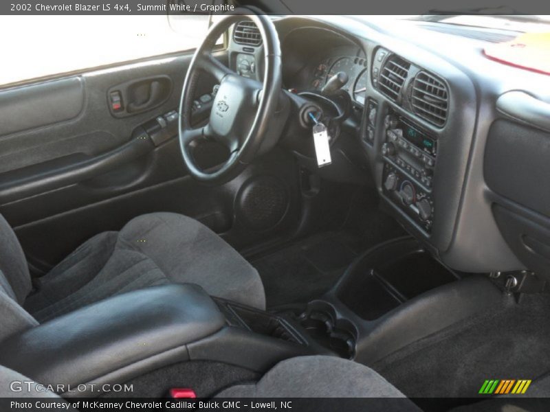 Summit White / Graphite 2002 Chevrolet Blazer LS 4x4