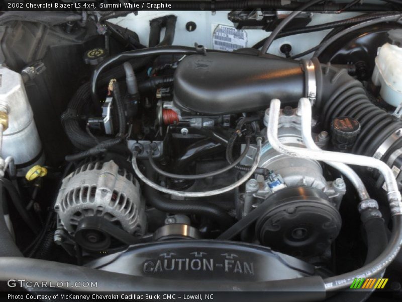 Summit White / Graphite 2002 Chevrolet Blazer LS 4x4