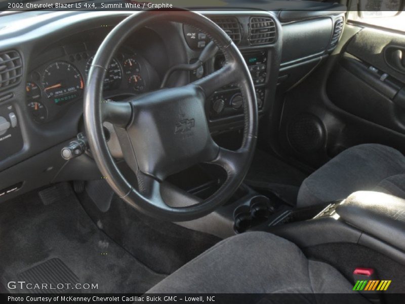 Summit White / Graphite 2002 Chevrolet Blazer LS 4x4