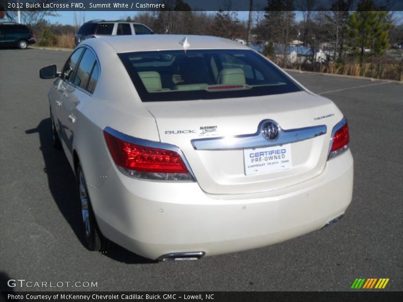 Summit White / Cashmere 2012 Buick LaCrosse FWD