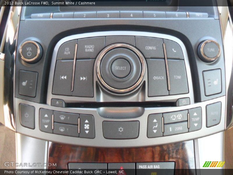 Controls of 2012 LaCrosse FWD