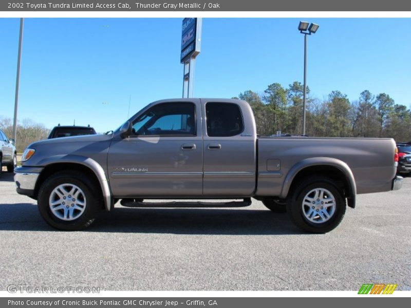 Thunder Gray Metallic / Oak 2002 Toyota Tundra Limited Access Cab