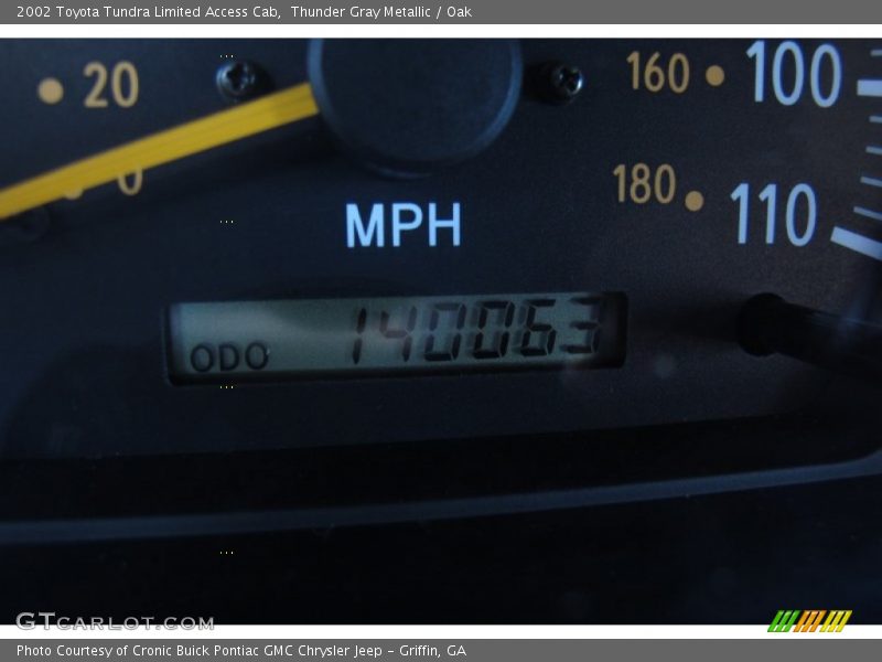 Thunder Gray Metallic / Oak 2002 Toyota Tundra Limited Access Cab