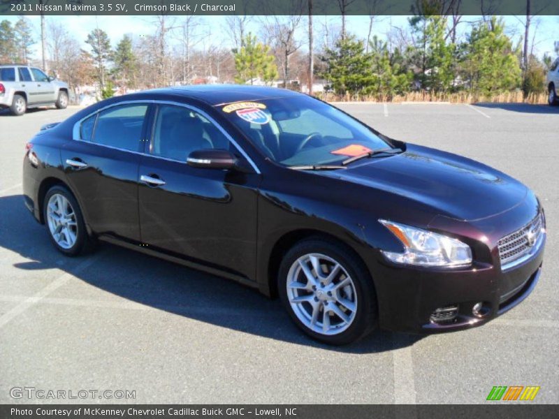 Crimson Black / Charcoal 2011 Nissan Maxima 3.5 SV