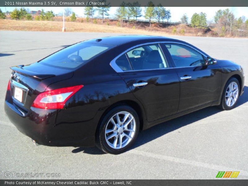 Crimson Black / Charcoal 2011 Nissan Maxima 3.5 SV