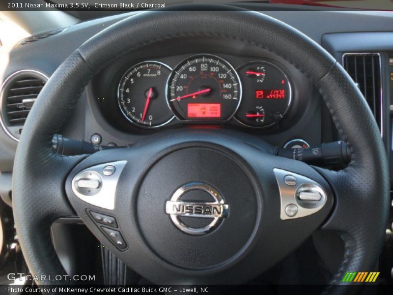 Crimson Black / Charcoal 2011 Nissan Maxima 3.5 SV