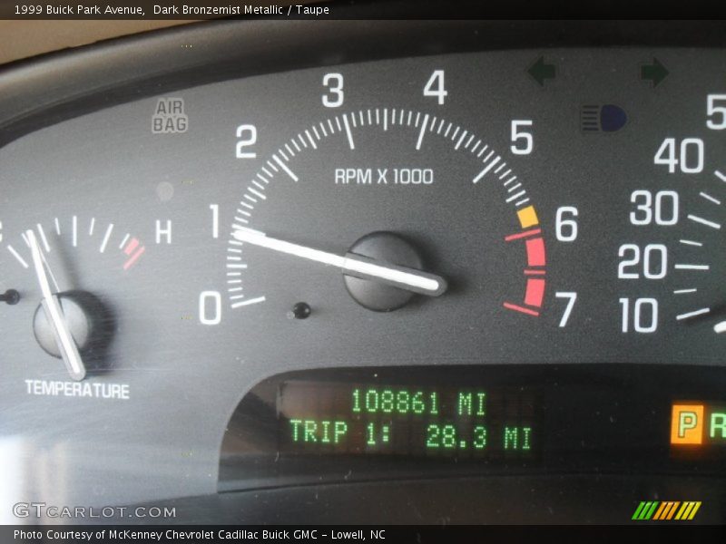 Dark Bronzemist Metallic / Taupe 1999 Buick Park Avenue