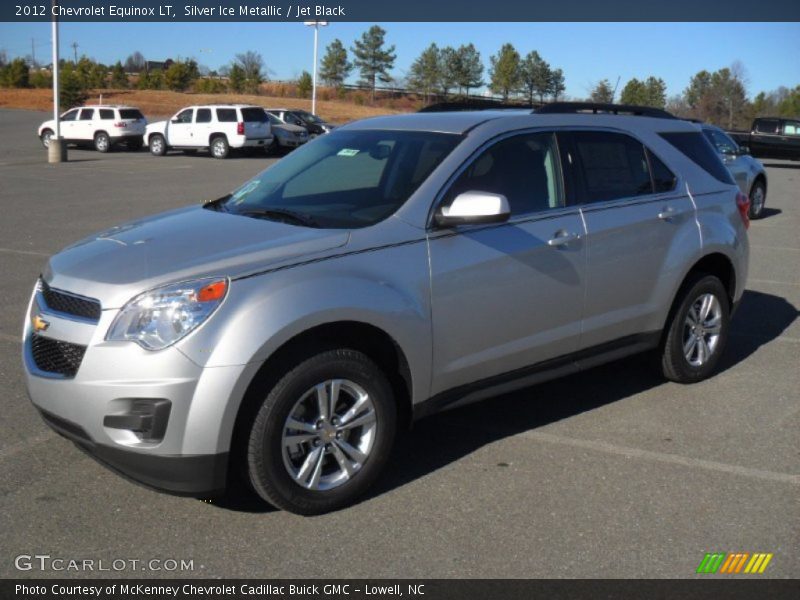 Silver Ice Metallic / Jet Black 2012 Chevrolet Equinox LT