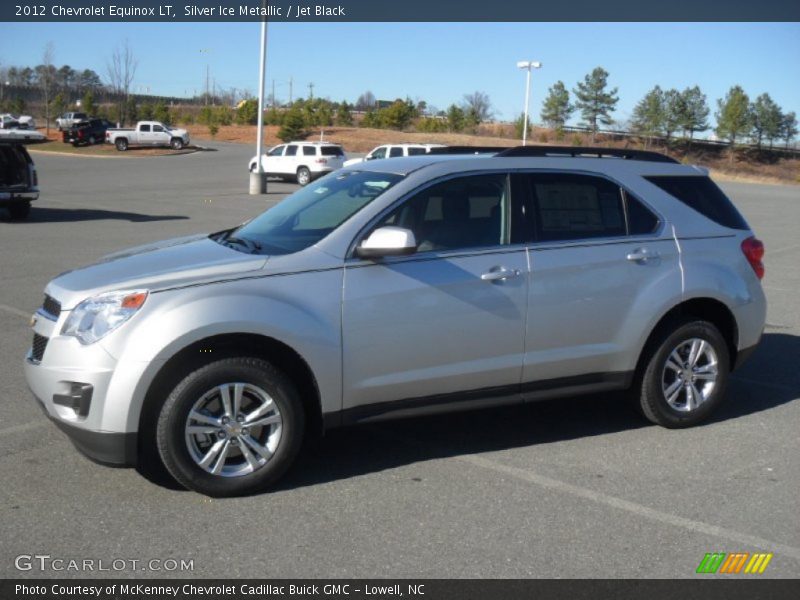 Silver Ice Metallic / Jet Black 2012 Chevrolet Equinox LT