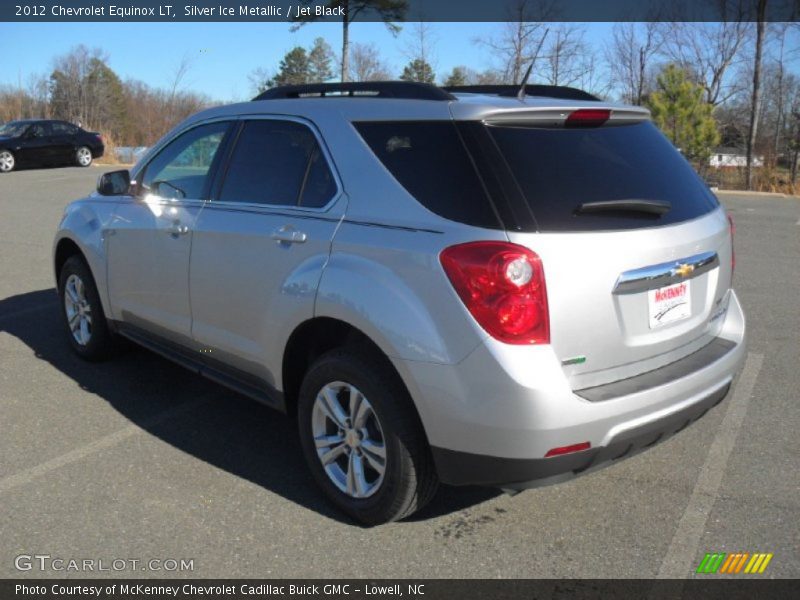 Silver Ice Metallic / Jet Black 2012 Chevrolet Equinox LT