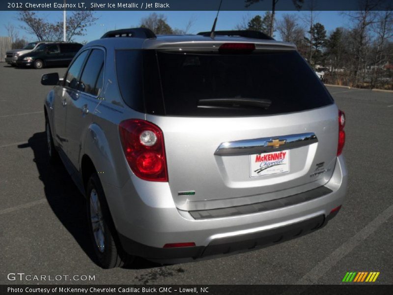 Silver Ice Metallic / Jet Black 2012 Chevrolet Equinox LT