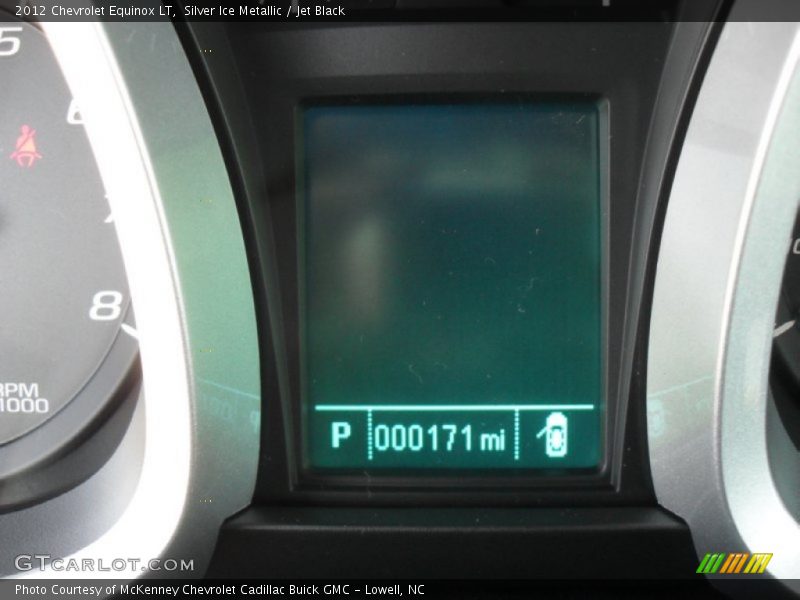 Silver Ice Metallic / Jet Black 2012 Chevrolet Equinox LT