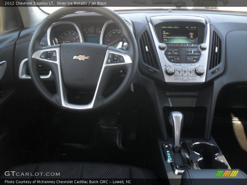 Silver Ice Metallic / Jet Black 2012 Chevrolet Equinox LT