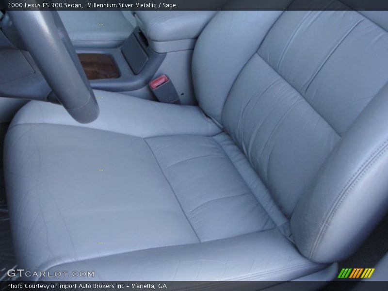 Millennium Silver Metallic / Sage 2000 Lexus ES 300 Sedan