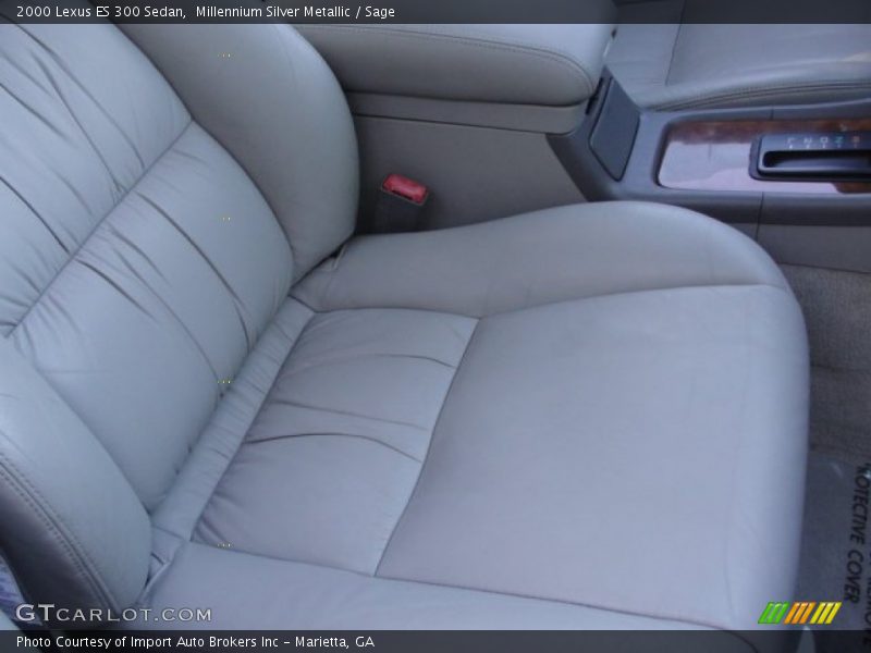 Millennium Silver Metallic / Sage 2000 Lexus ES 300 Sedan