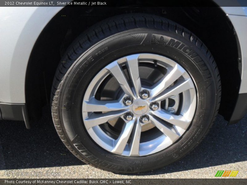 Silver Ice Metallic / Jet Black 2012 Chevrolet Equinox LT