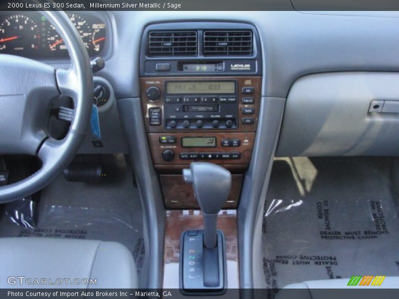 Millennium Silver Metallic / Sage 2000 Lexus ES 300 Sedan