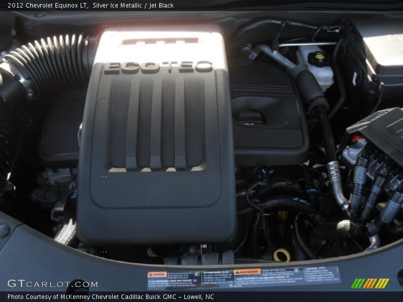 Silver Ice Metallic / Jet Black 2012 Chevrolet Equinox LT
