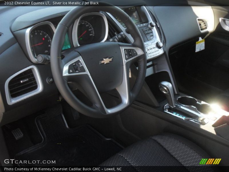 Silver Ice Metallic / Jet Black 2012 Chevrolet Equinox LT