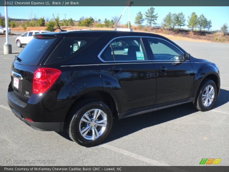 Black / Jet Black 2012 Chevrolet Equinox LS