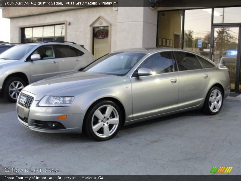 Atlas Grey Metallic / Platinum 2006 Audi A6 4.2 quattro Sedan