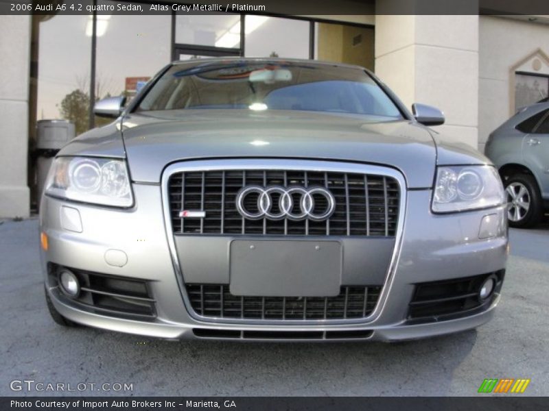 Atlas Grey Metallic / Platinum 2006 Audi A6 4.2 quattro Sedan