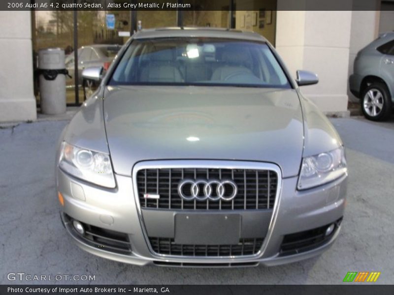 Atlas Grey Metallic / Platinum 2006 Audi A6 4.2 quattro Sedan