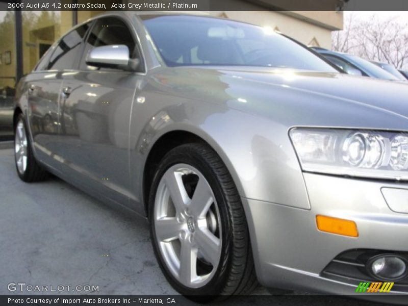 Atlas Grey Metallic / Platinum 2006 Audi A6 4.2 quattro Sedan
