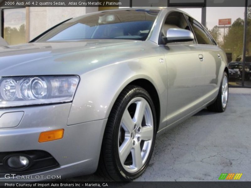 Atlas Grey Metallic / Platinum 2006 Audi A6 4.2 quattro Sedan