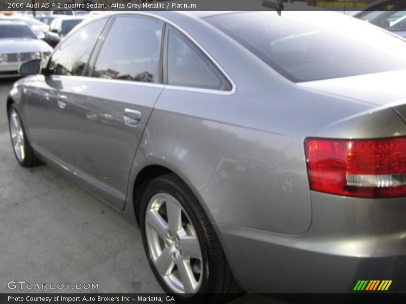 Atlas Grey Metallic / Platinum 2006 Audi A6 4.2 quattro Sedan