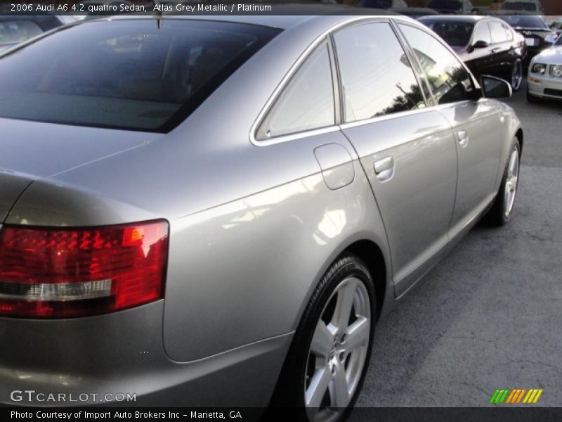 Atlas Grey Metallic / Platinum 2006 Audi A6 4.2 quattro Sedan