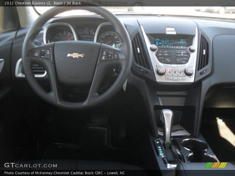Black / Jet Black 2012 Chevrolet Equinox LS