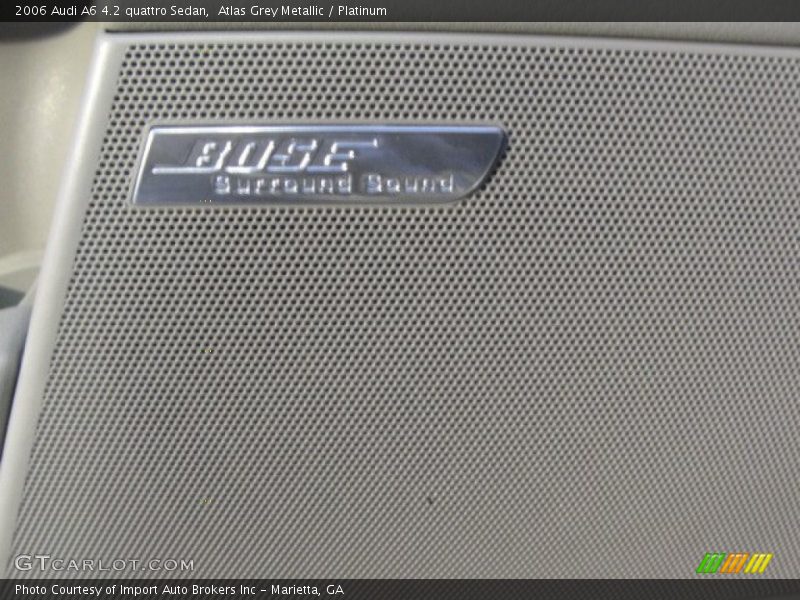 Atlas Grey Metallic / Platinum 2006 Audi A6 4.2 quattro Sedan