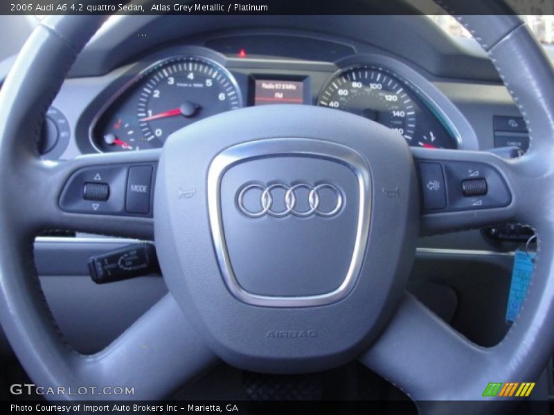 Atlas Grey Metallic / Platinum 2006 Audi A6 4.2 quattro Sedan