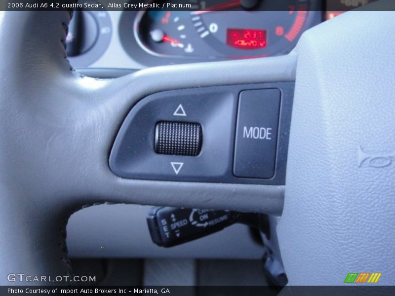 Atlas Grey Metallic / Platinum 2006 Audi A6 4.2 quattro Sedan