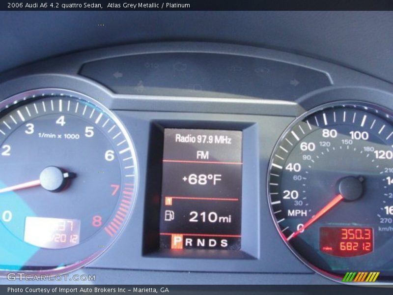 Atlas Grey Metallic / Platinum 2006 Audi A6 4.2 quattro Sedan