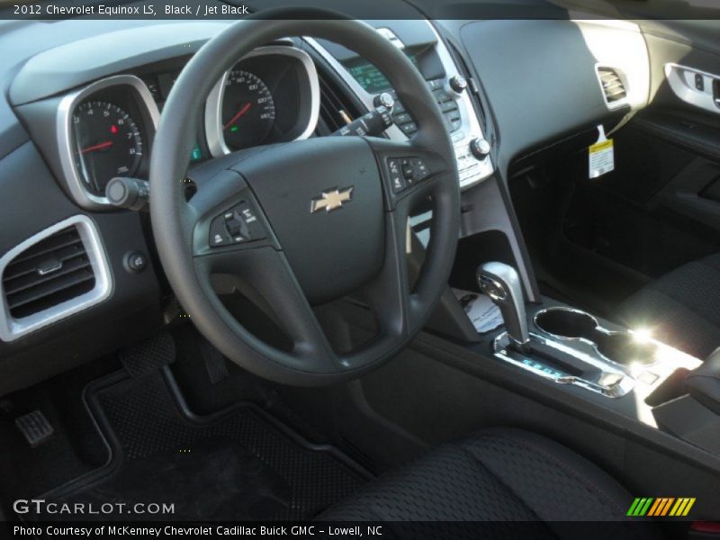 Black / Jet Black 2012 Chevrolet Equinox LS